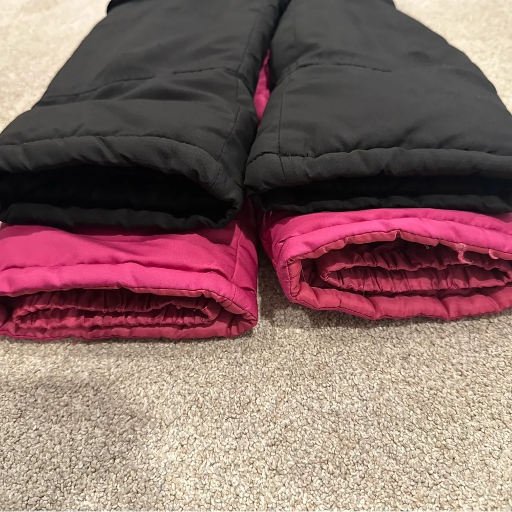 oddler Girls 3T London Fog Snow Pants / Snow Bibs - Picture 5 of 7